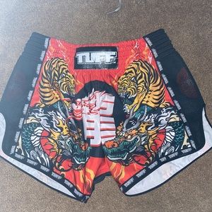 MUAY THAI SHORTS - DRAGON DESIGN